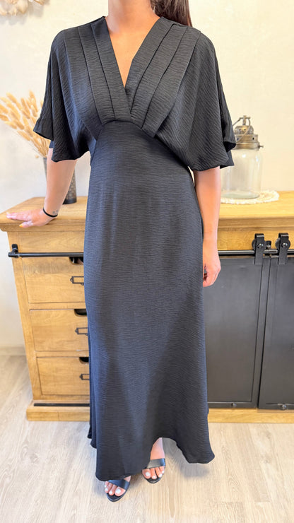 Julia – Vestido largo negro