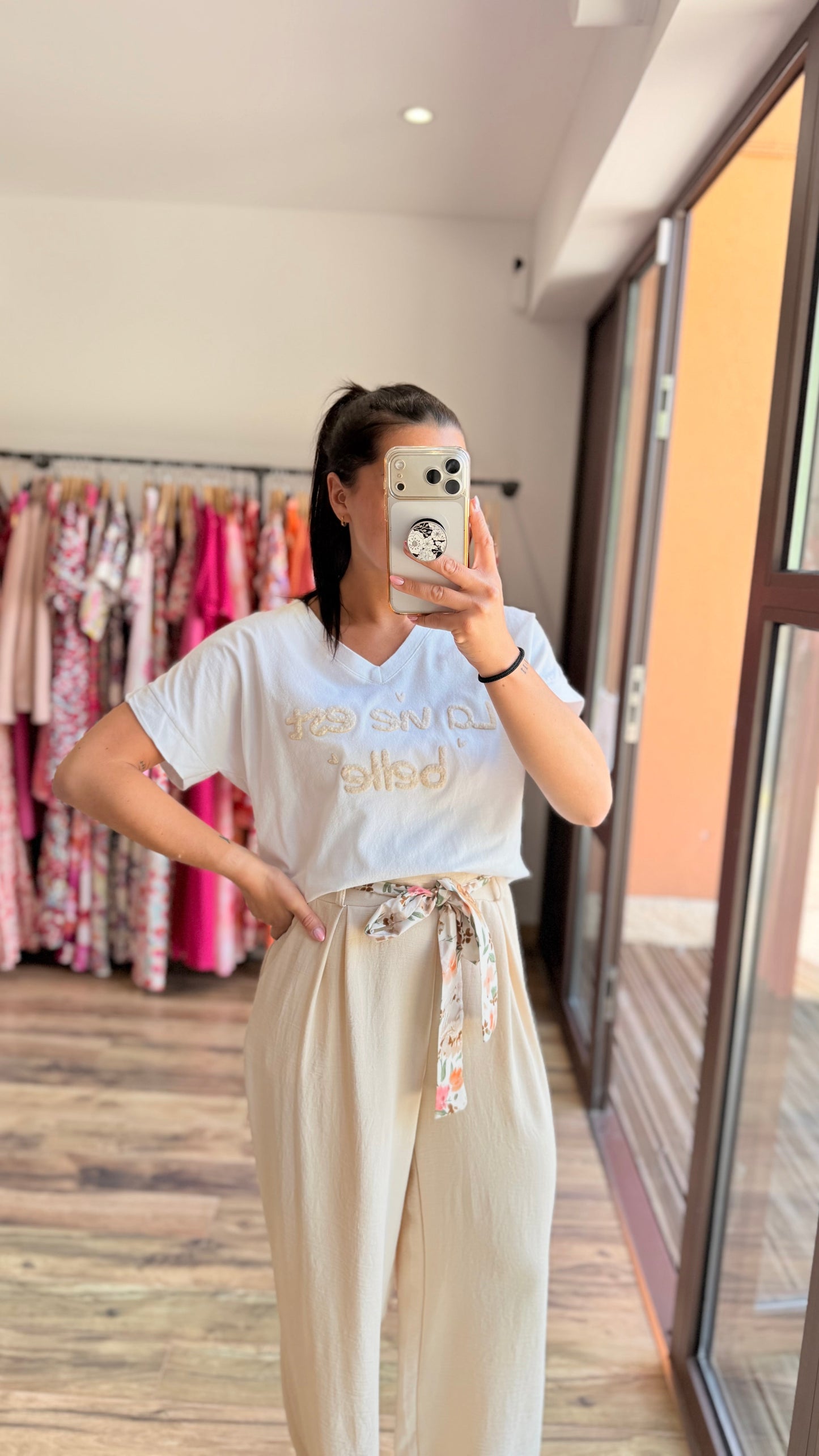 Pantalón Candice beige CURVY