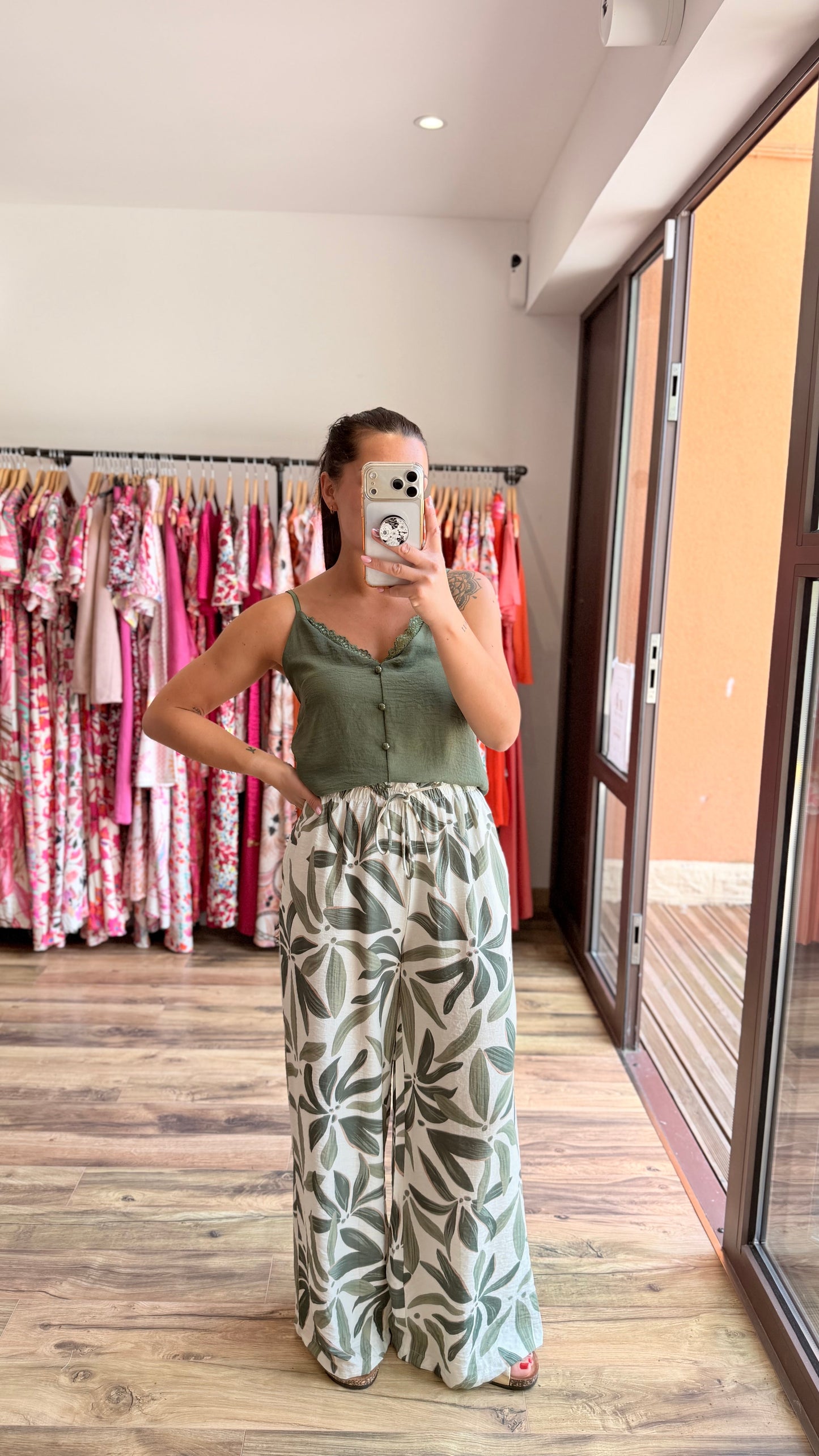 Top Hosa kaki CURVY