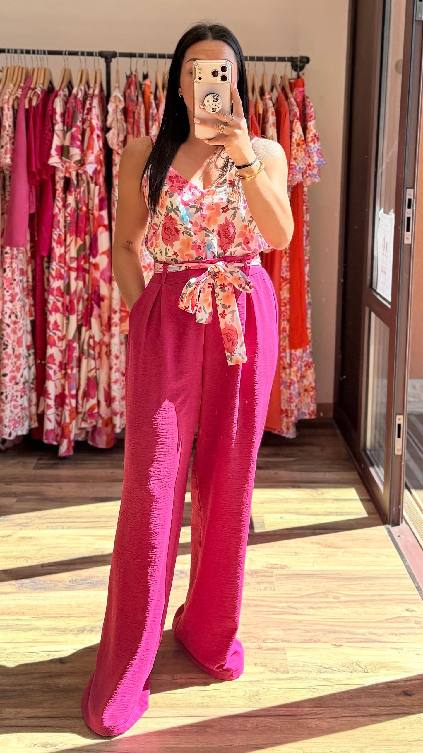 Pantalón Candice fucsia CURVY