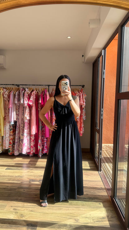 Ropa larga Molly negra CURVY