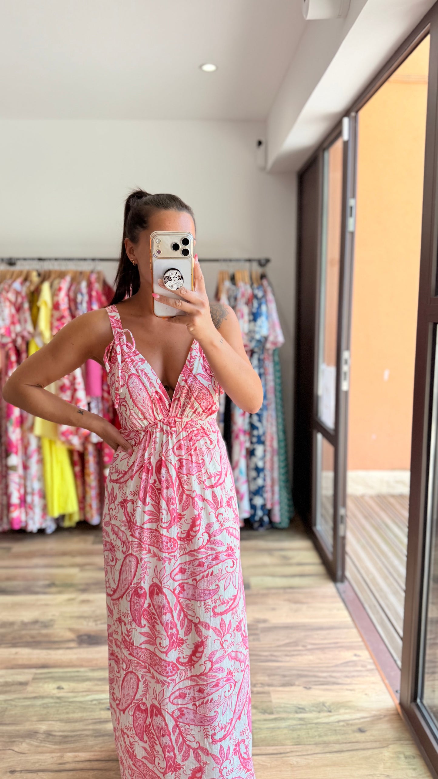 Vestido largo Nael CURVY