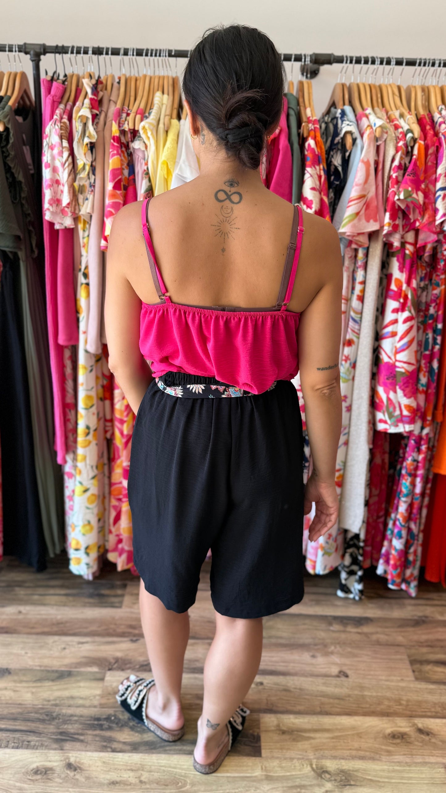 Top Perlas Rosa CURVY