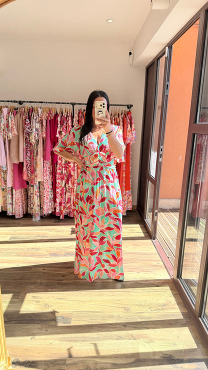 Robe longue Arlequin CURVY (PRÉCOMMANDE EXPÉDITION 3/06)