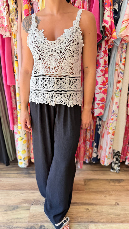 Pantalón Valentino negro CURVY
