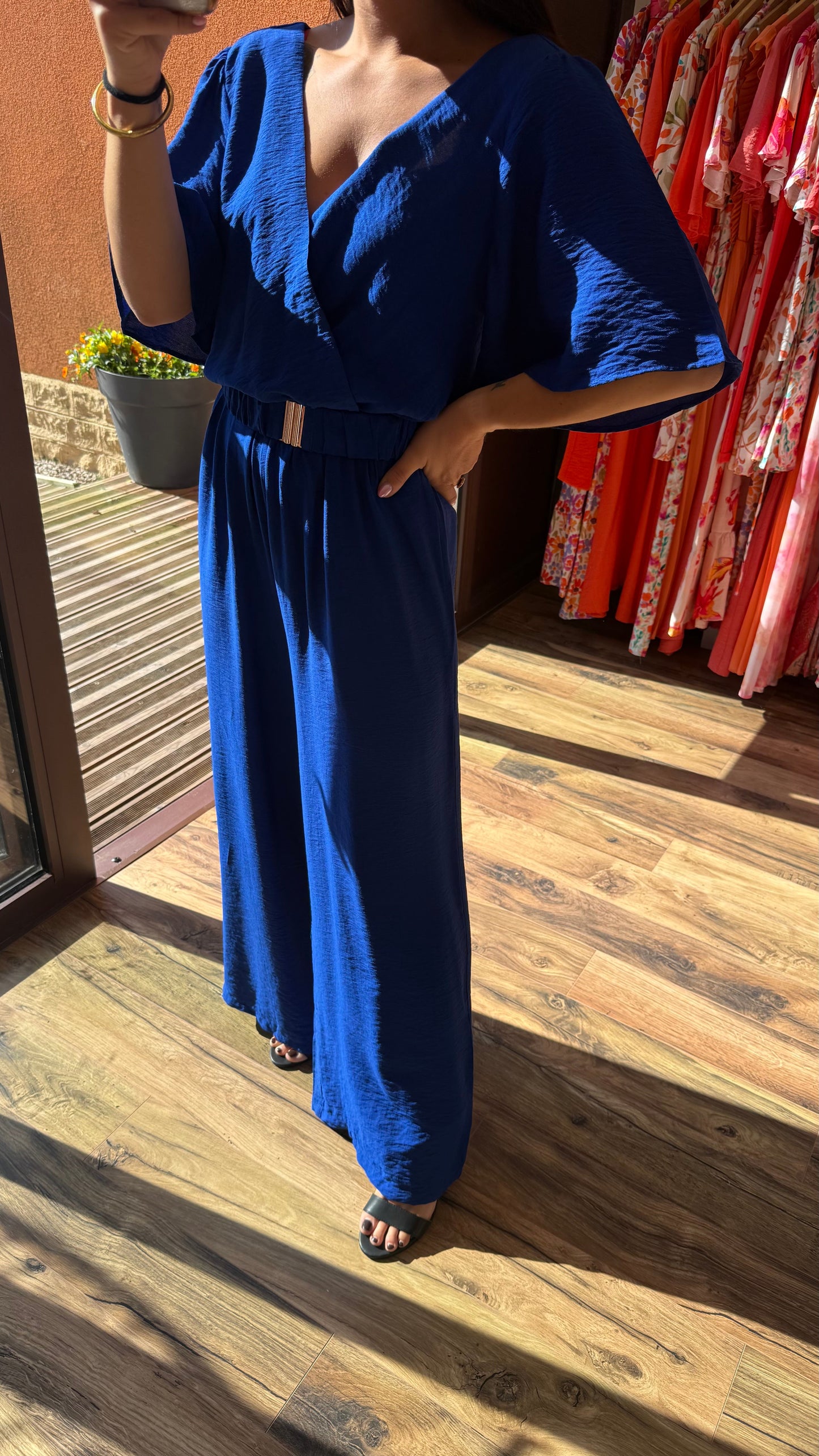 Combinaison Slomé bleu roi CURVY