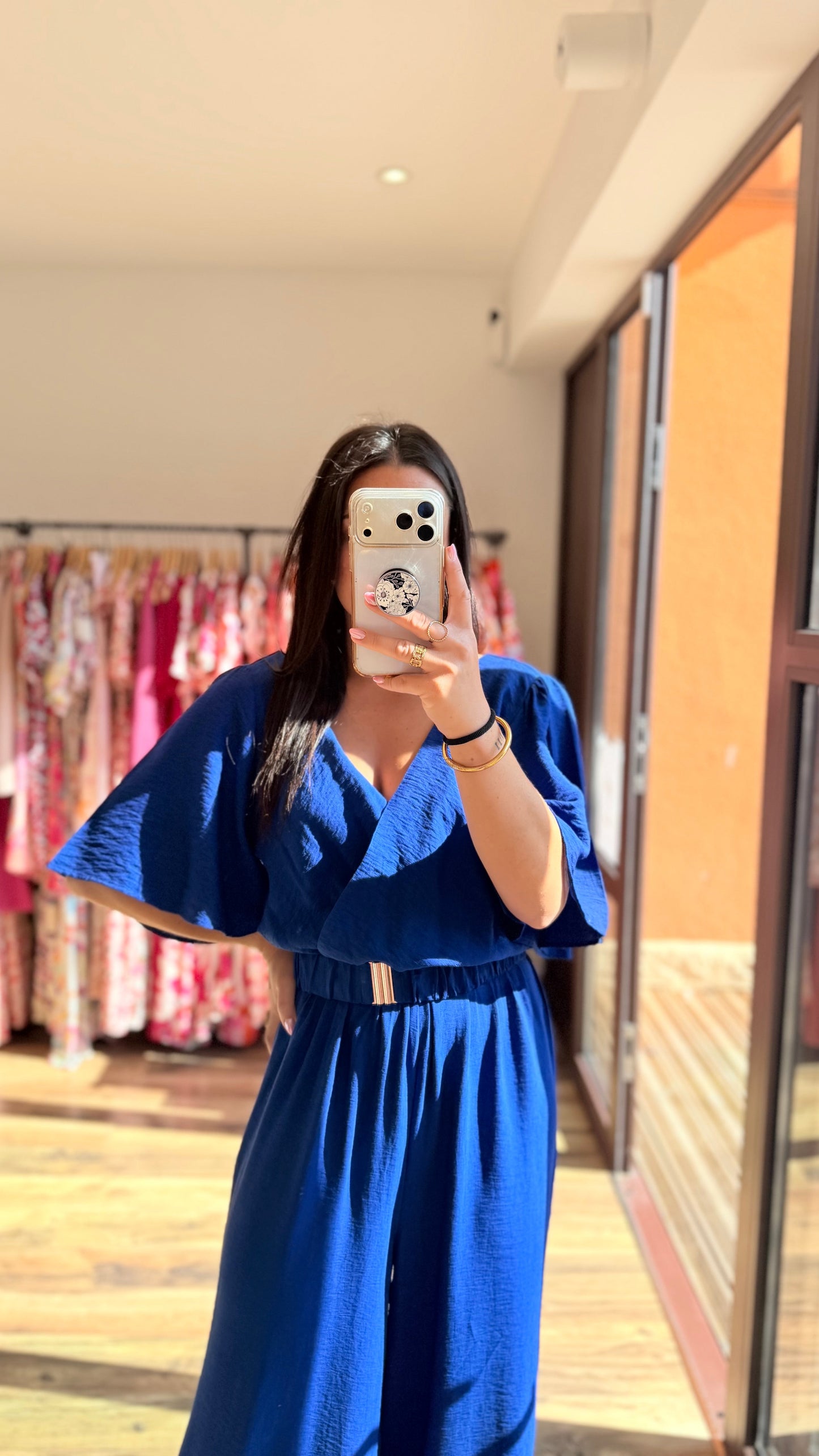 Combinaison Slomé bleu roi CURVY