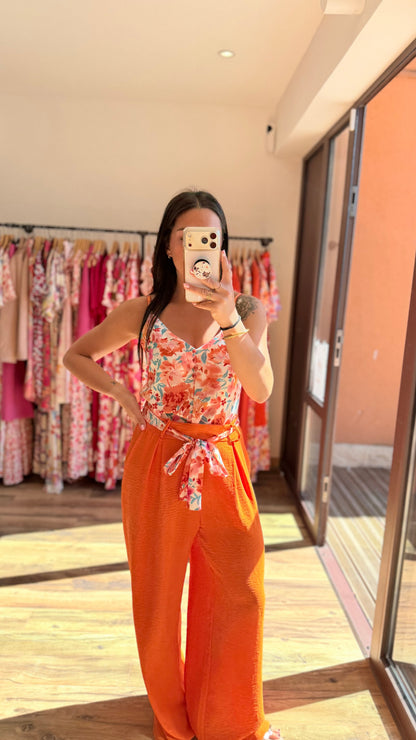 Pantalón Candice naranja CURVY