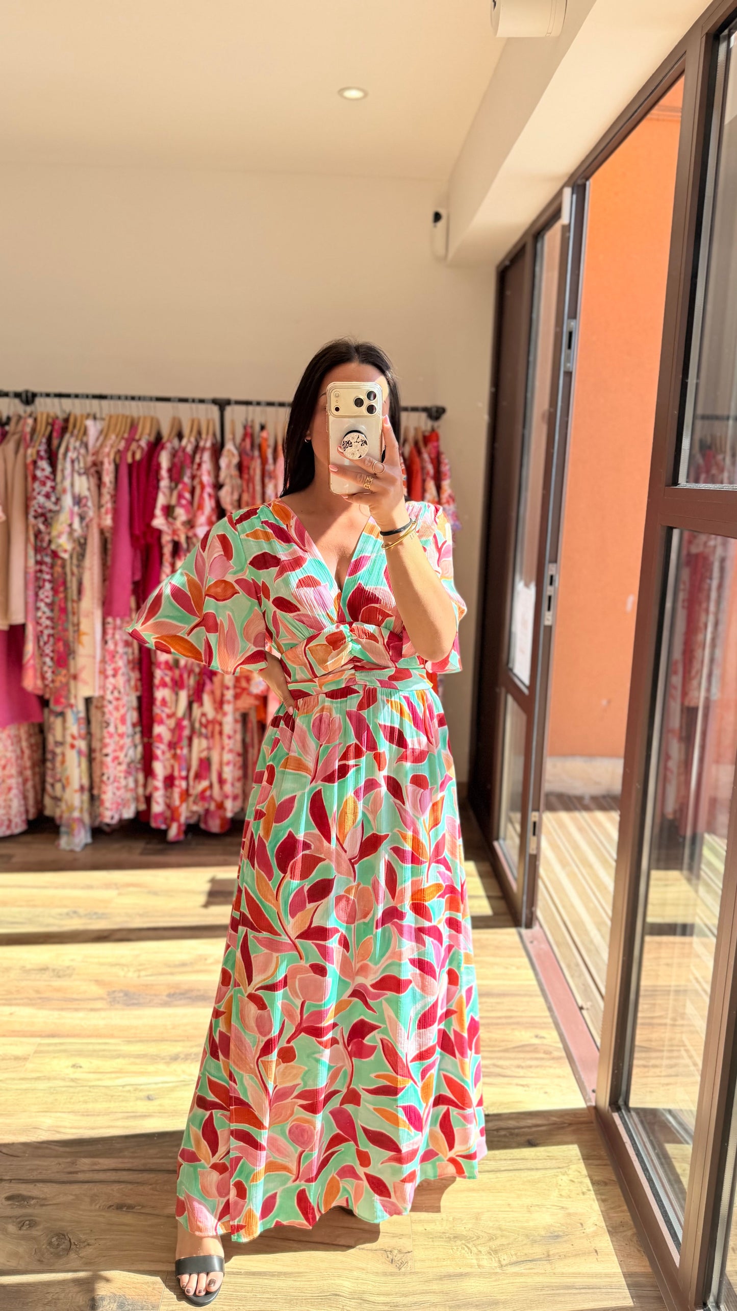 Robe longue Arlequin CURVY (PRÉCOMMANDE EXPÉDITION 3/06)