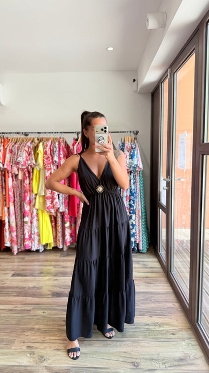 Ropa larga Soleil negro CURVY