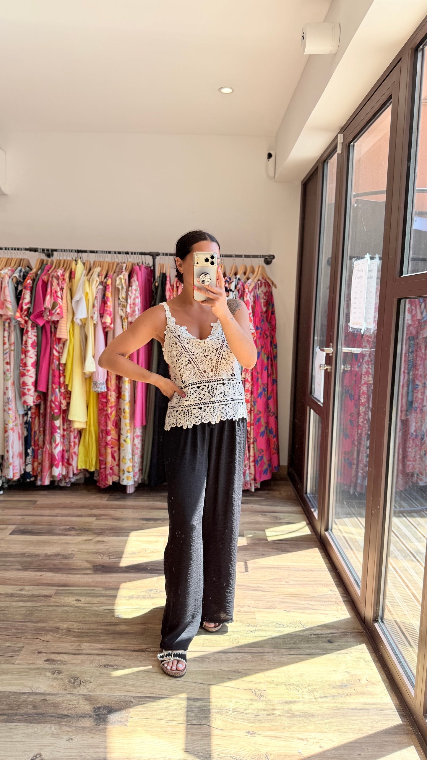 Pantalón Valentino negro CURVY