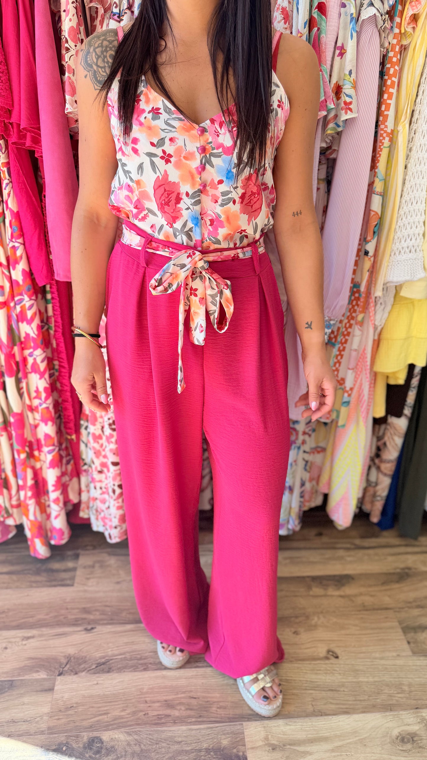 Pantalón Candice fucsia CURVY