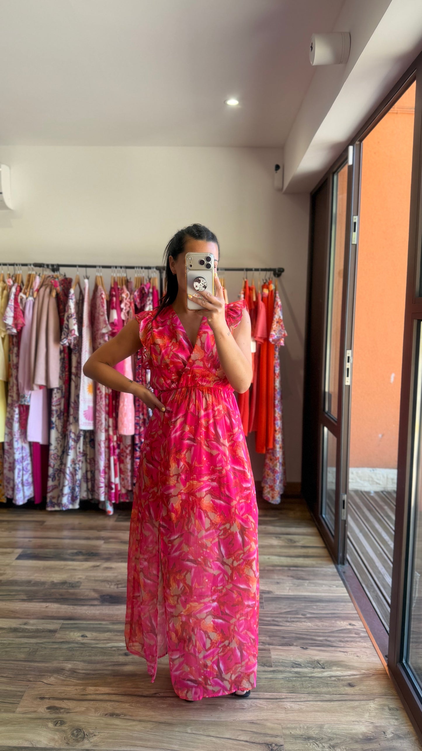 Vestido largo Lona CURVY (PRE-ORDER ENVÍO EL 15/07)