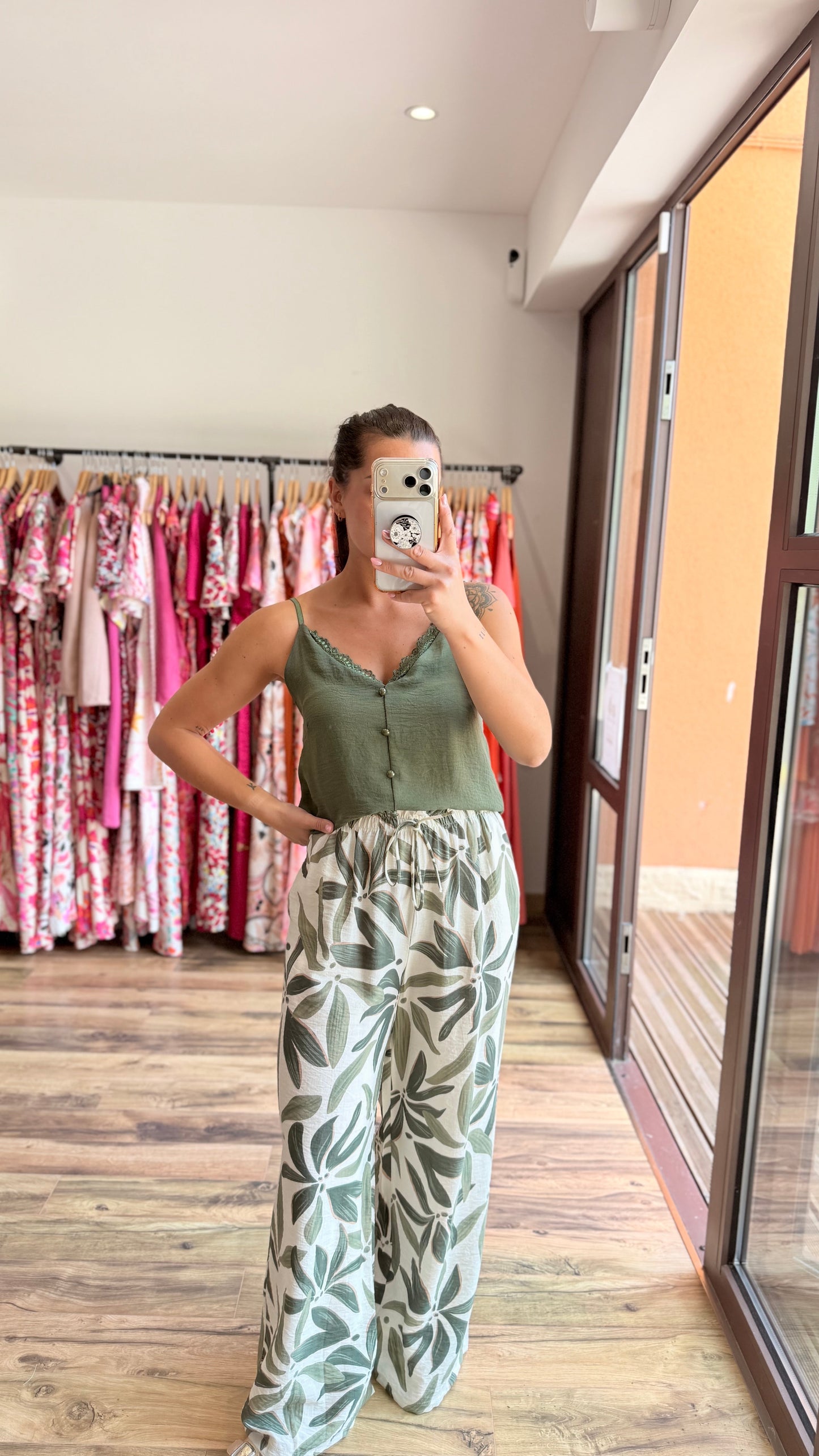 Top Hosa kaki CURVY