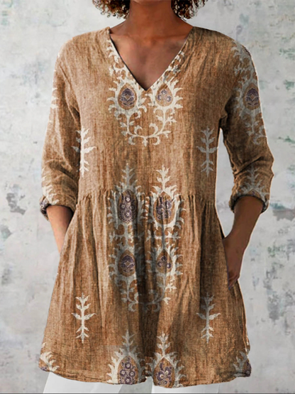 Elise | Blusa Larga con Escote en V
