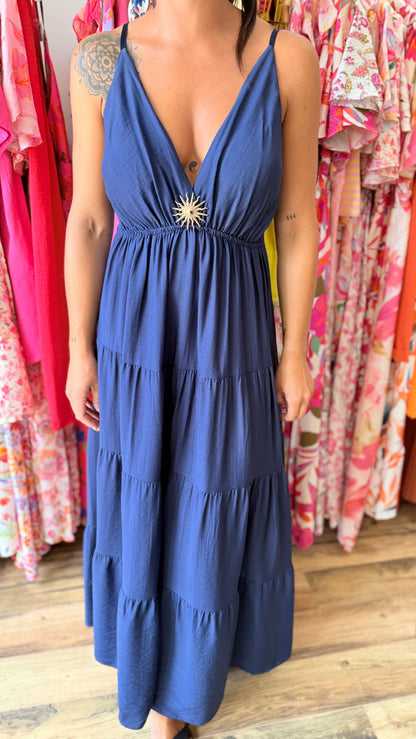 Vestido largo Soleil Marine CURVY