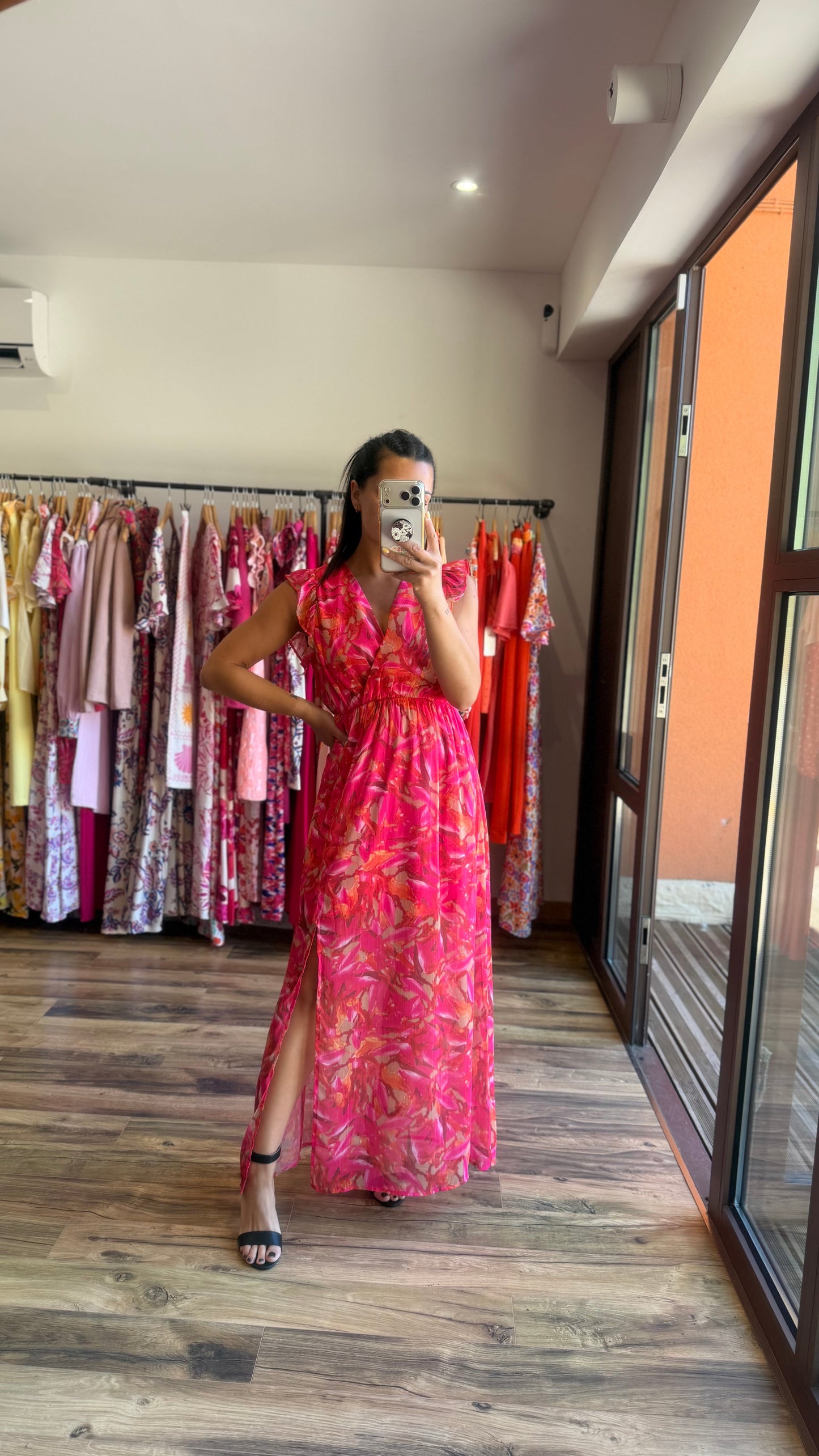 Vestido largo Lona CURVY (PRE-ORDER ENVÍO EL 15/07)