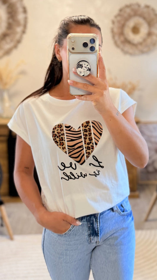 Camiseta Corazón Léo CURVY