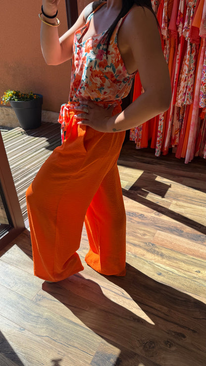 Pantalón Candice naranja CURVY