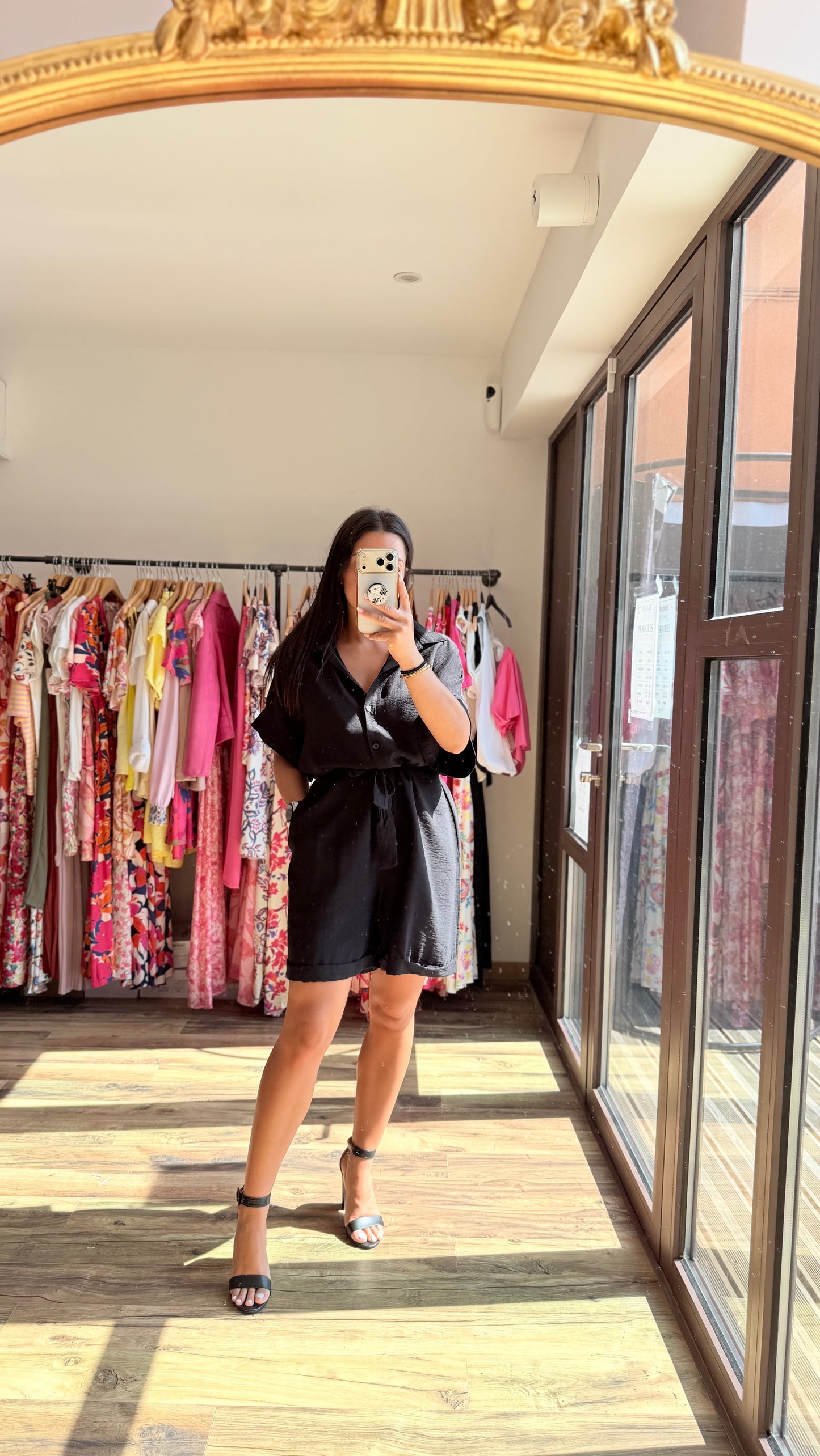 Combishort Kola negro CURVY