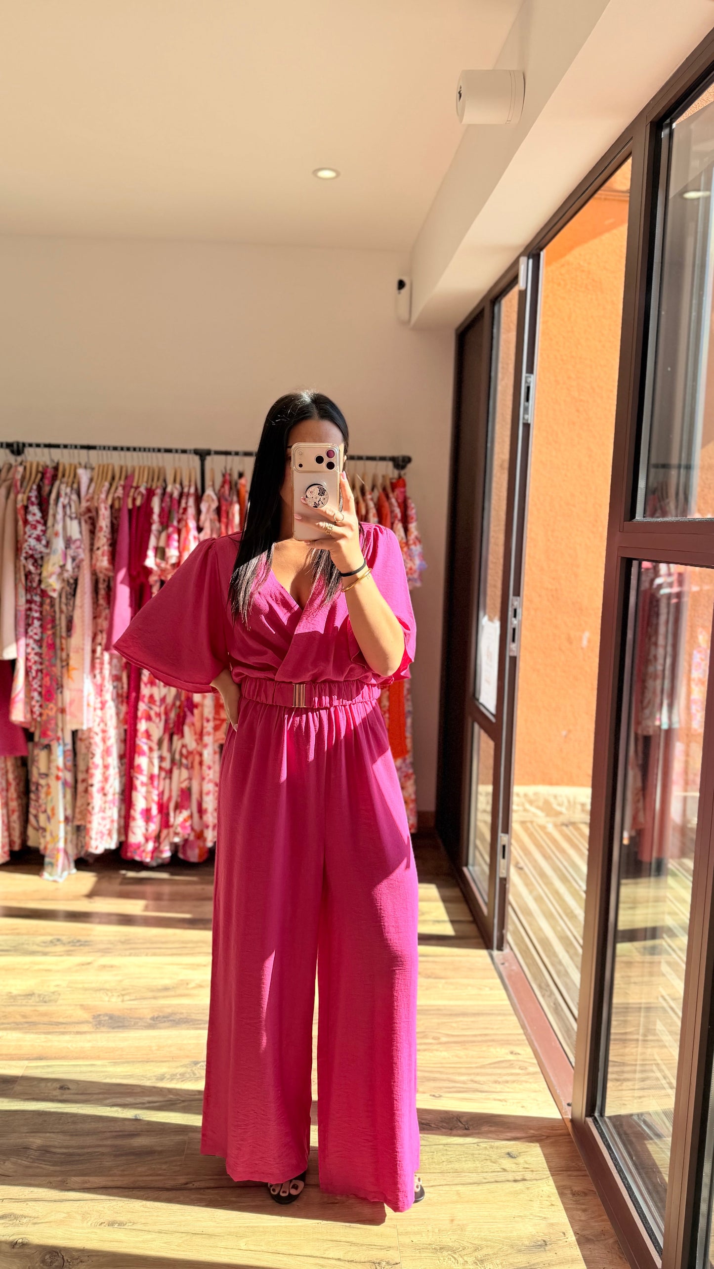Combinaison Slomé rosa fucsia CURVY