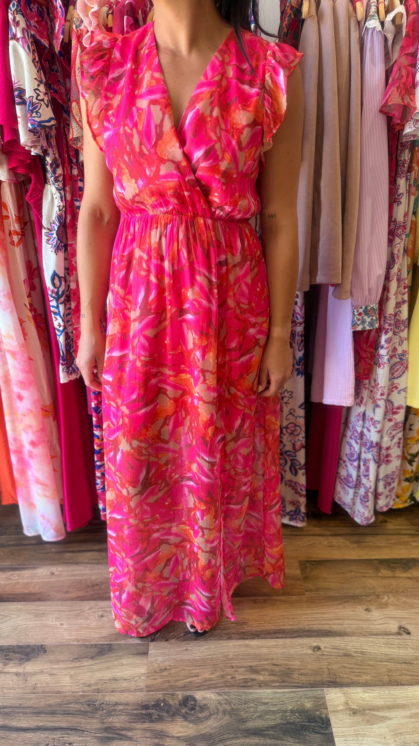 Vestido largo Lona CURVY (PRE-ORDER ENVÍO EL 15/07)