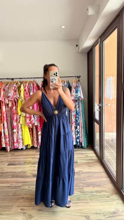 Vestido largo Soleil Marine CURVY