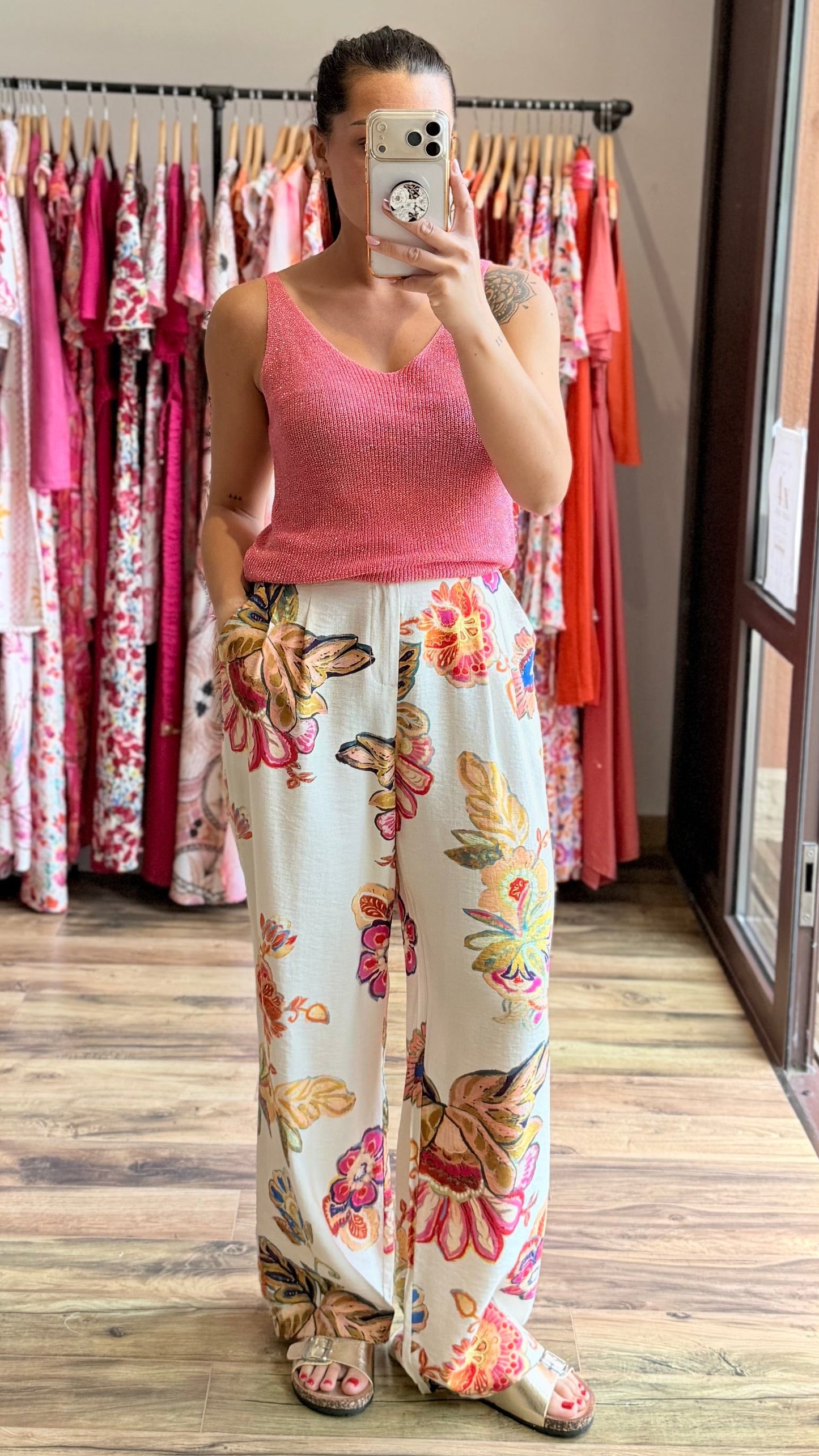 Top Afida Coral CURVY