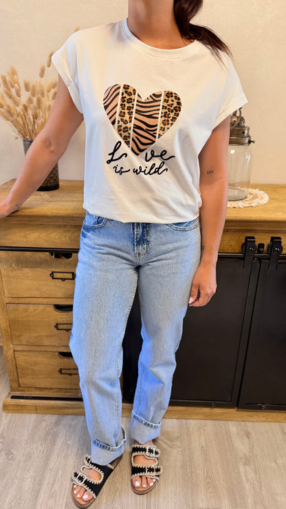 Camiseta Corazón Léo CURVY