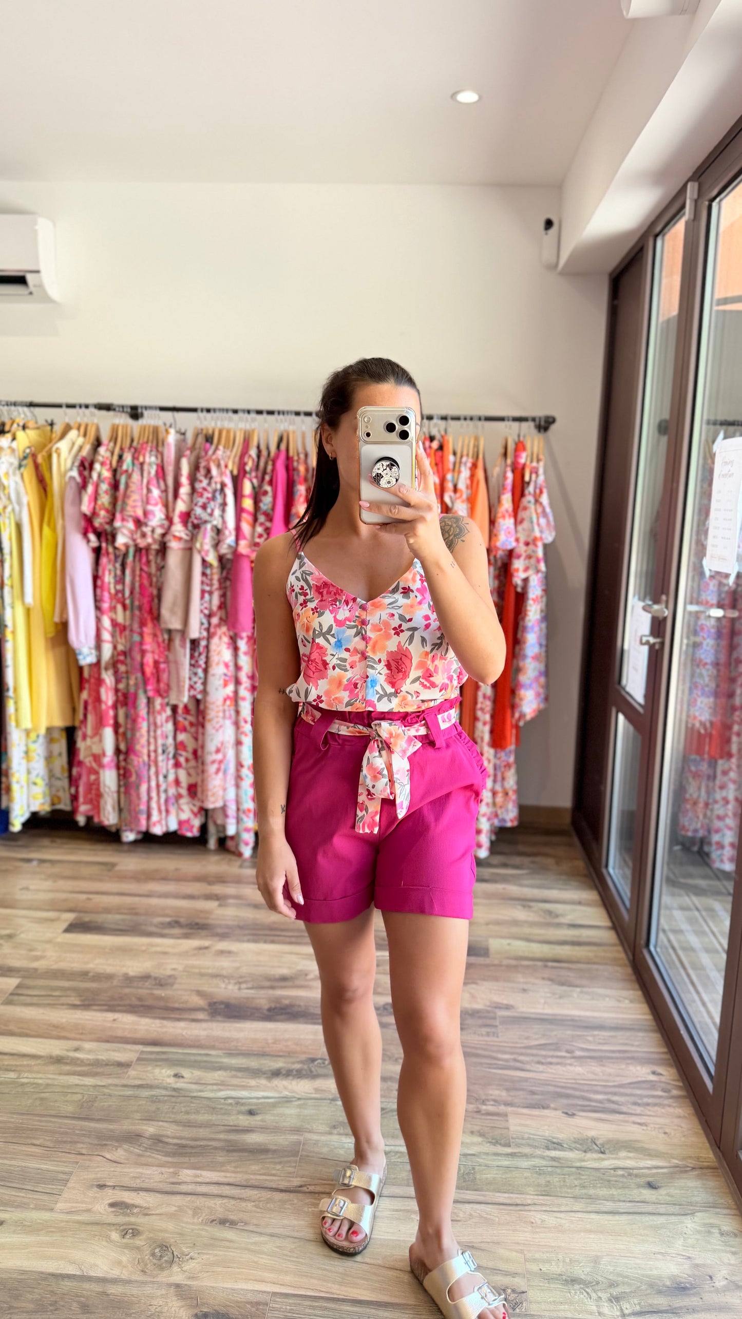 Short Bommy Fucsia CURVY