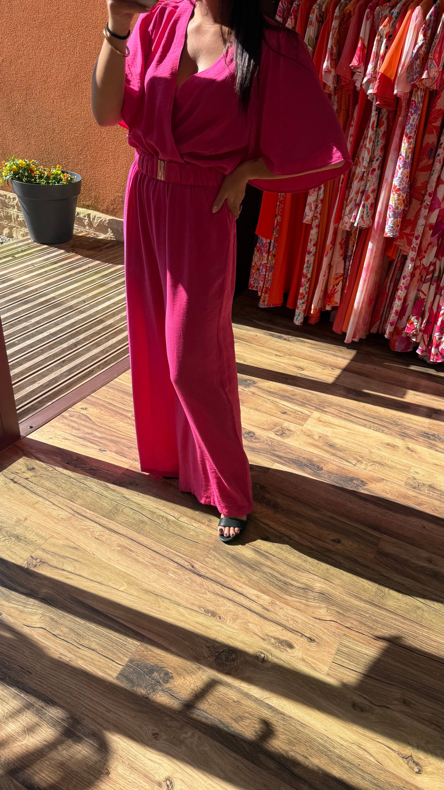 Combinaison Slomé rosa fucsia CURVY