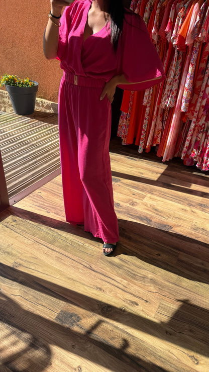 Combinaison Slomé rosa fucsia CURVY