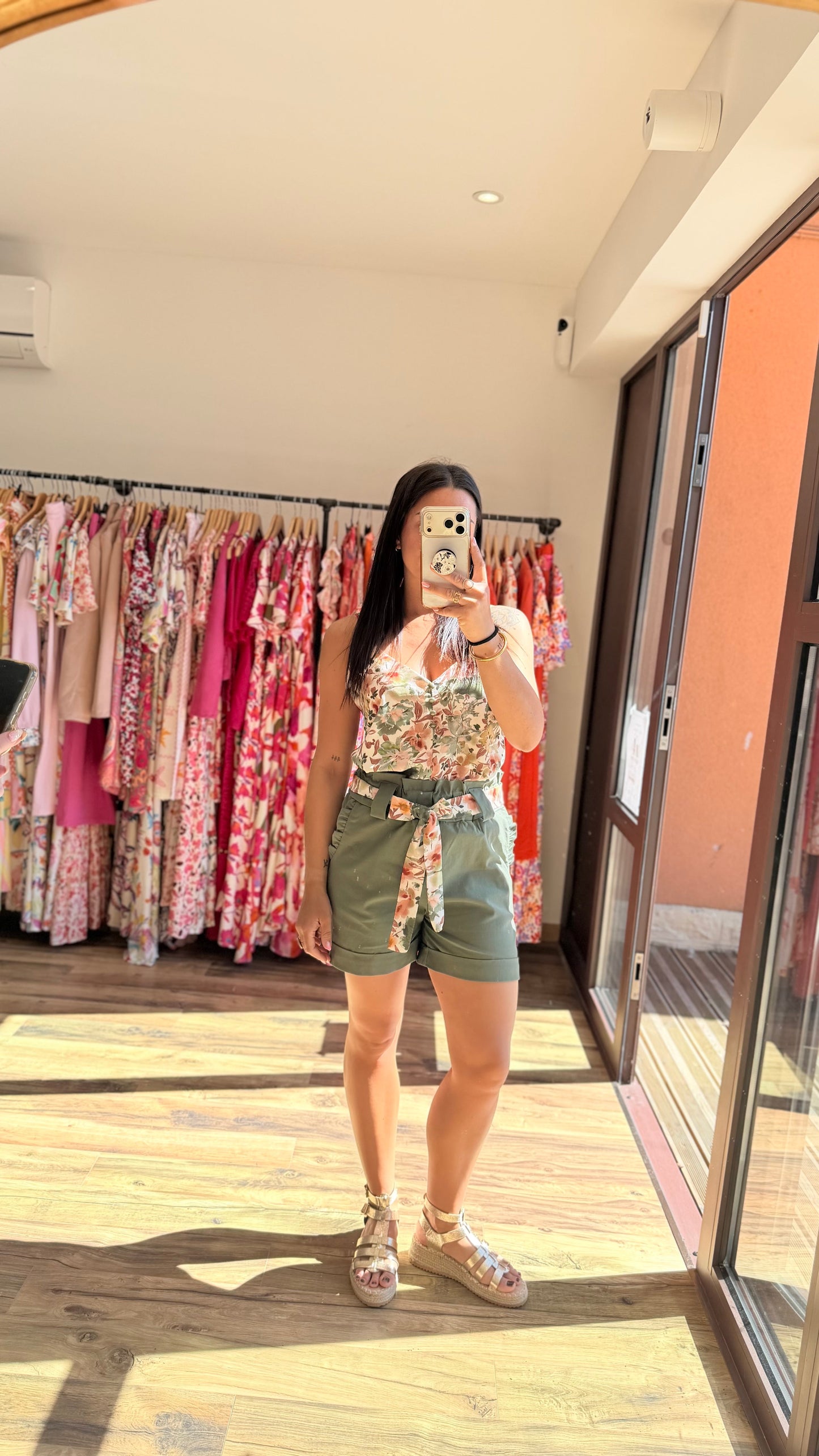 Short bommy kaki CURVY