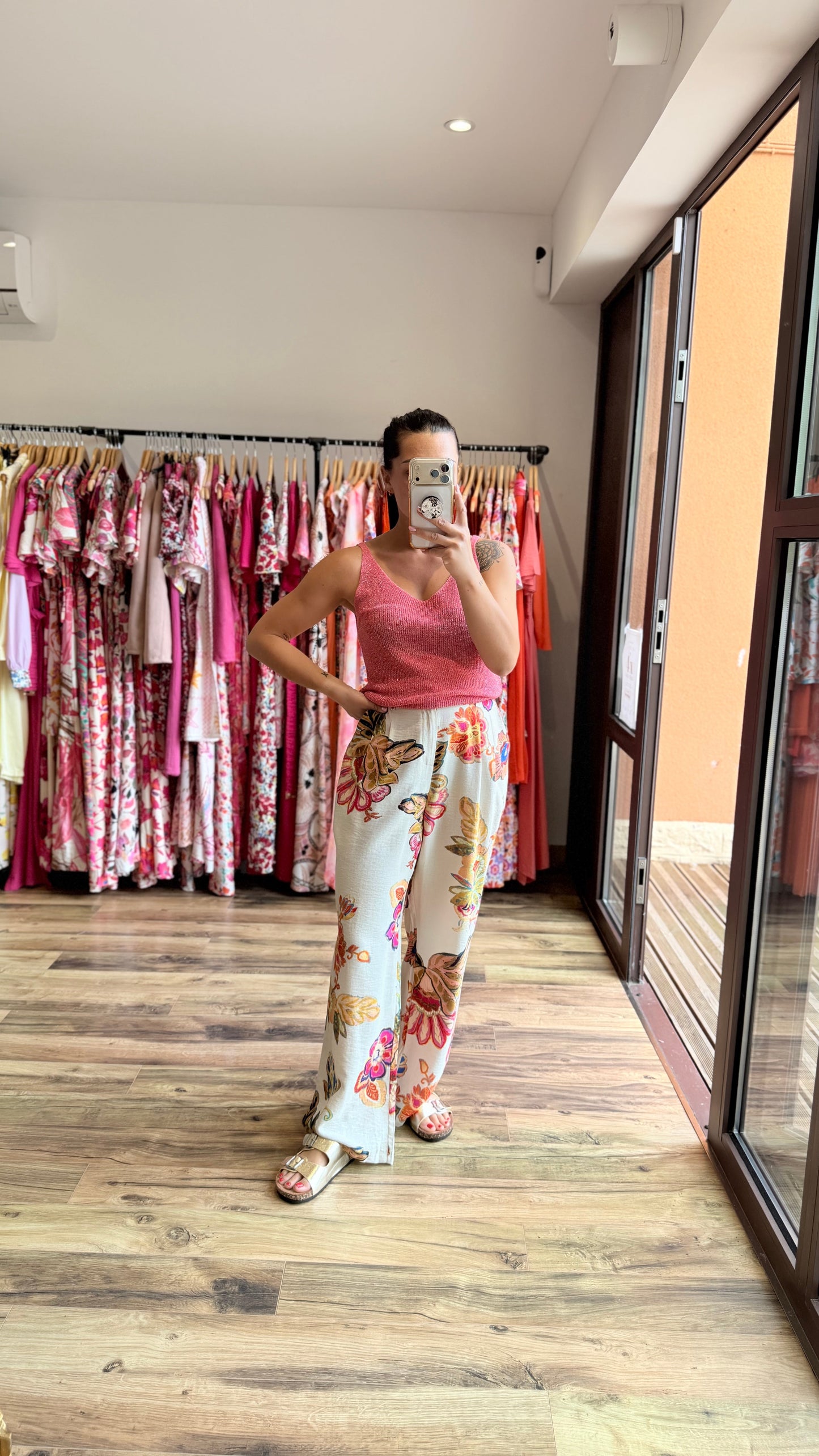 Top Afida Coral CURVY
