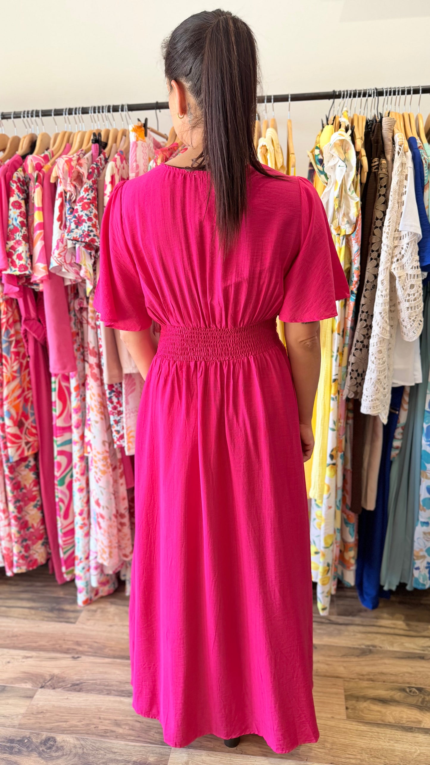 Ropa larga Appo fucsia CURVY
