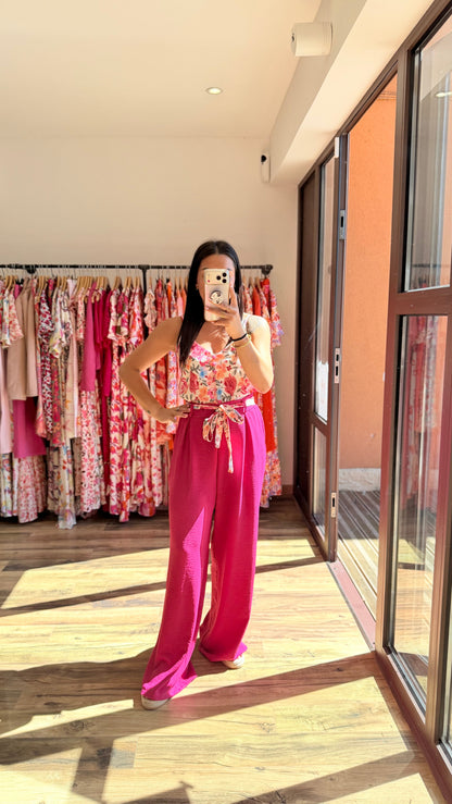 Pantalón Candice fucsia CURVY