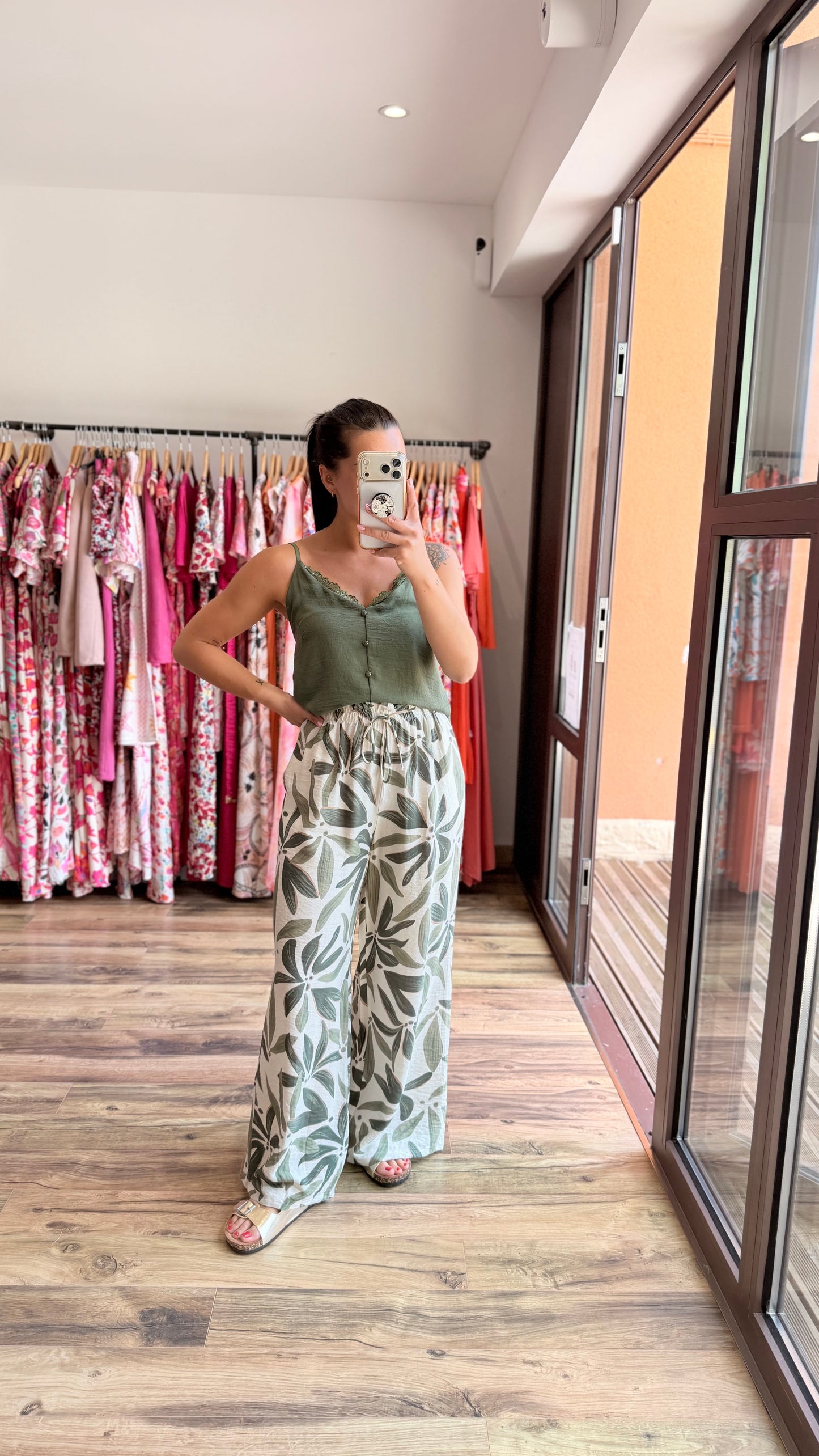 Top Hosa kaki CURVY
