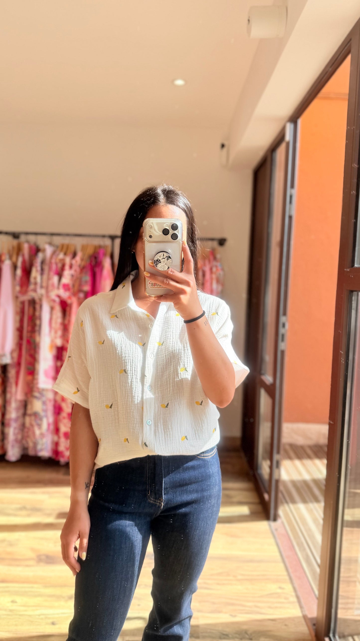 Camisa de gasa limón 🍋 CURVY