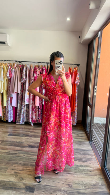 Vestido largo Lona CURVY (PRE-ORDER ENVÍO EL 15/07)