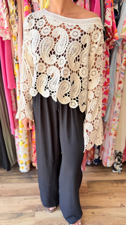 Pantalón Valentino negro CURVY