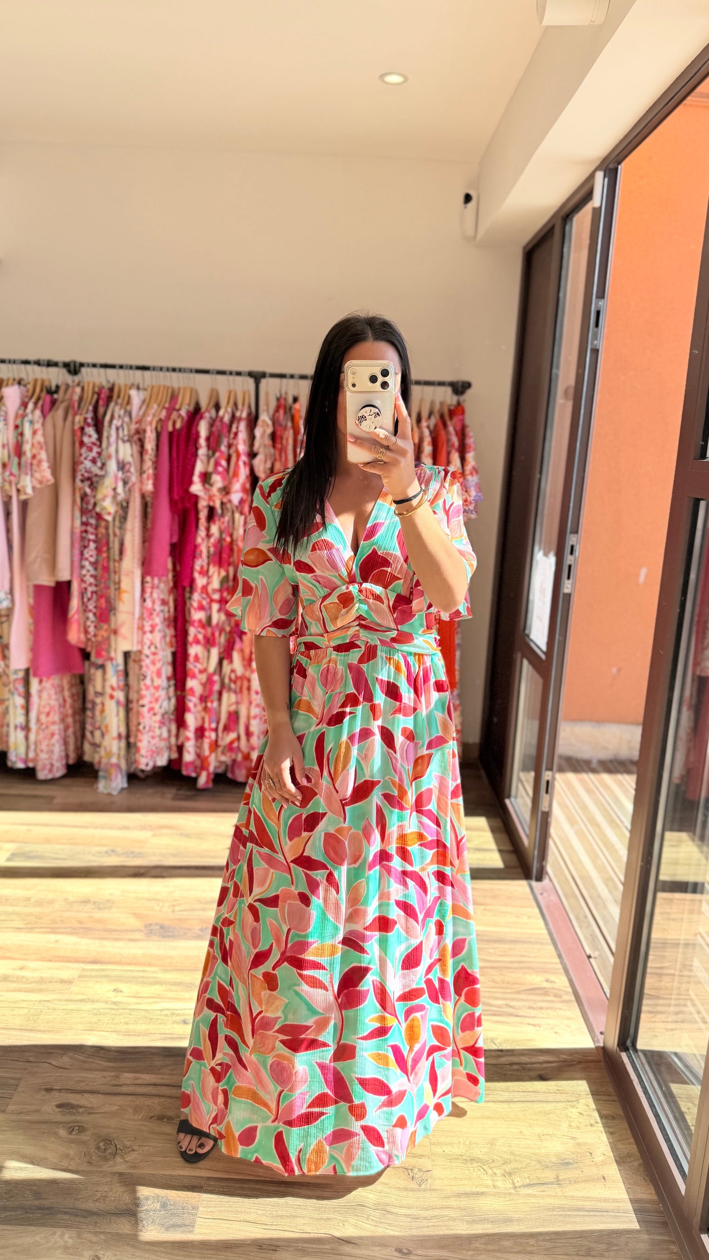 Robe longue Arlequin CURVY (PRÉCOMMANDE EXPÉDITION 3/06)