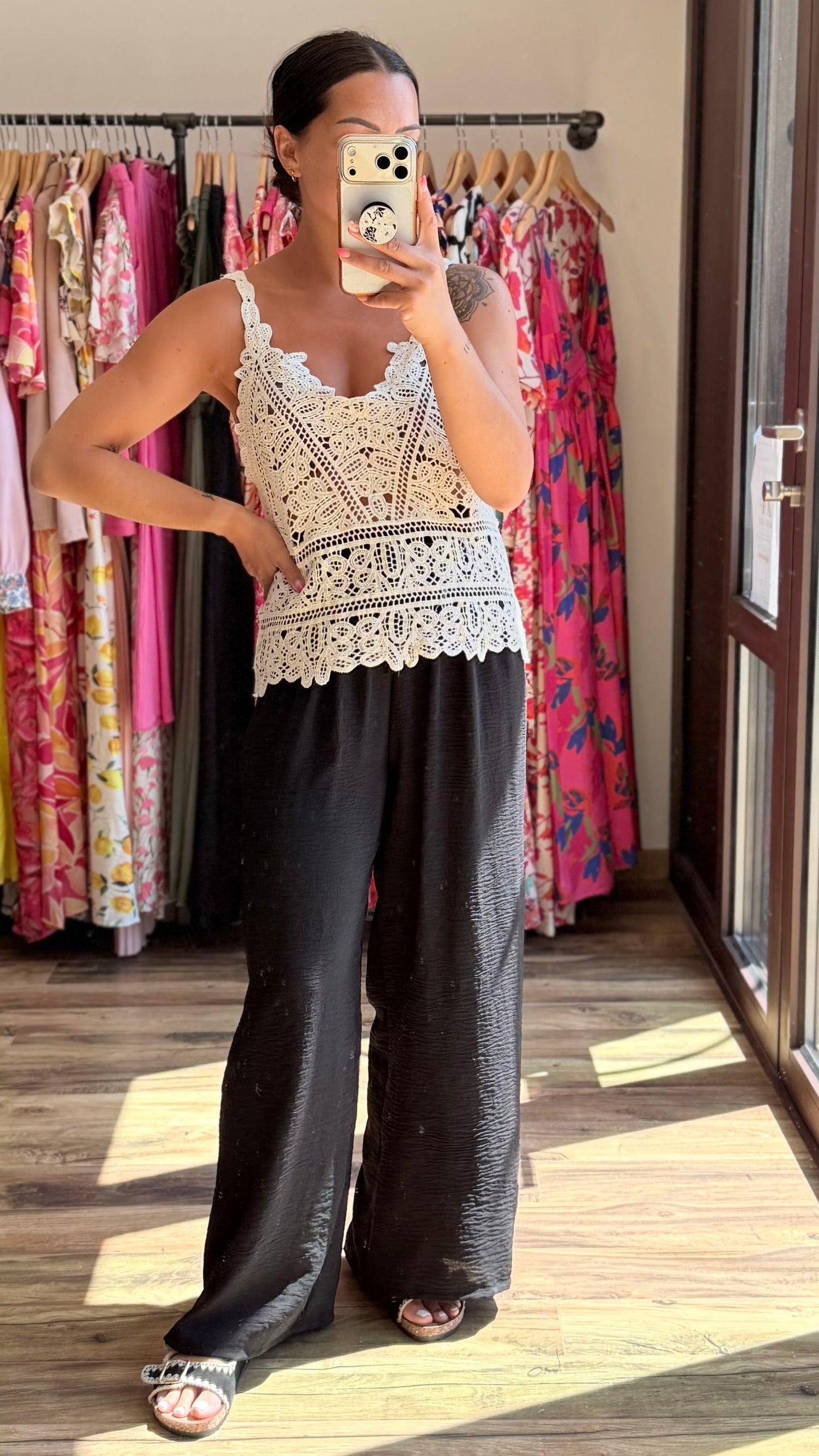 Pantalón Valentino negro CURVY