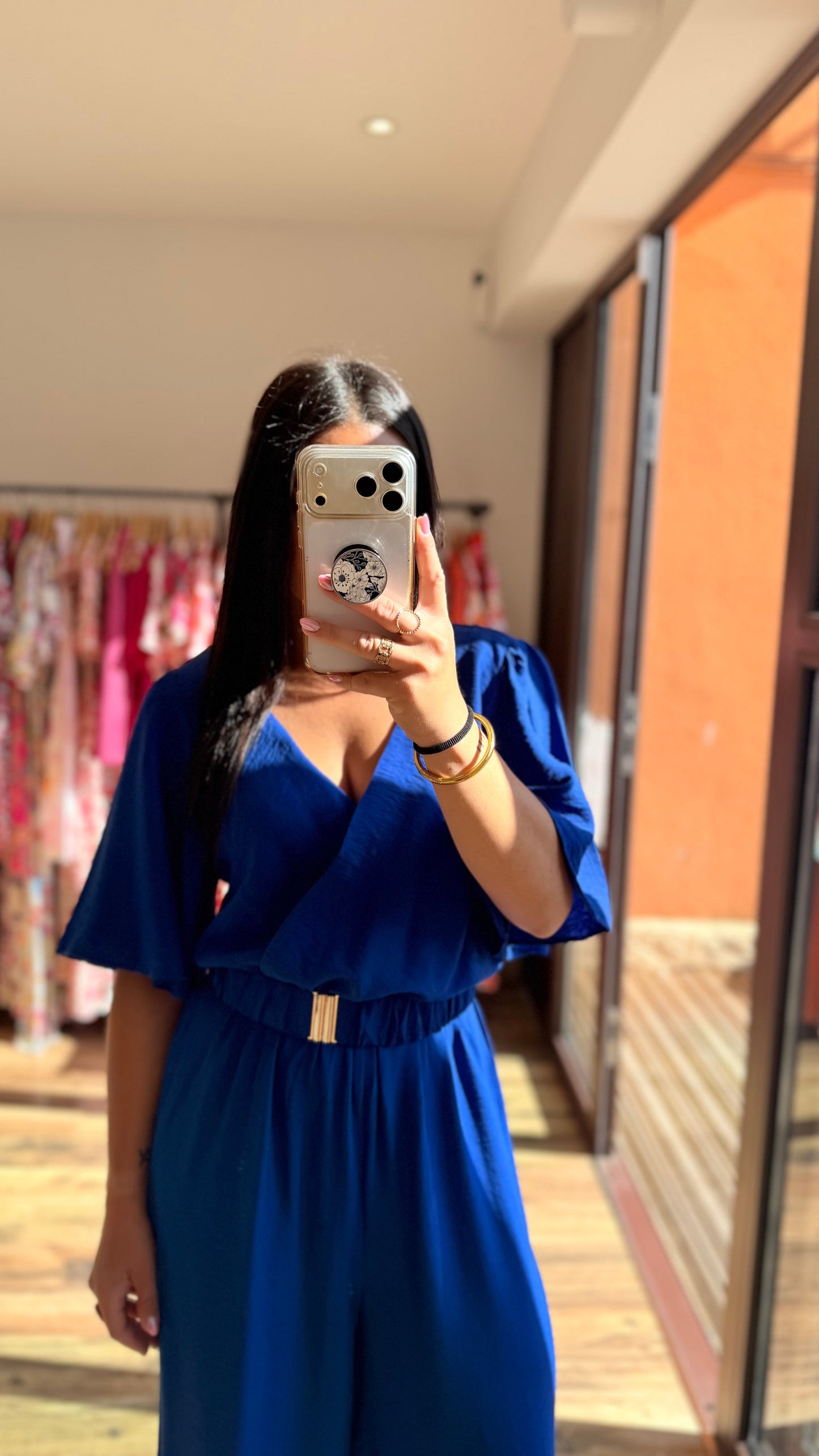 Combinaison Slomé bleu roi CURVY