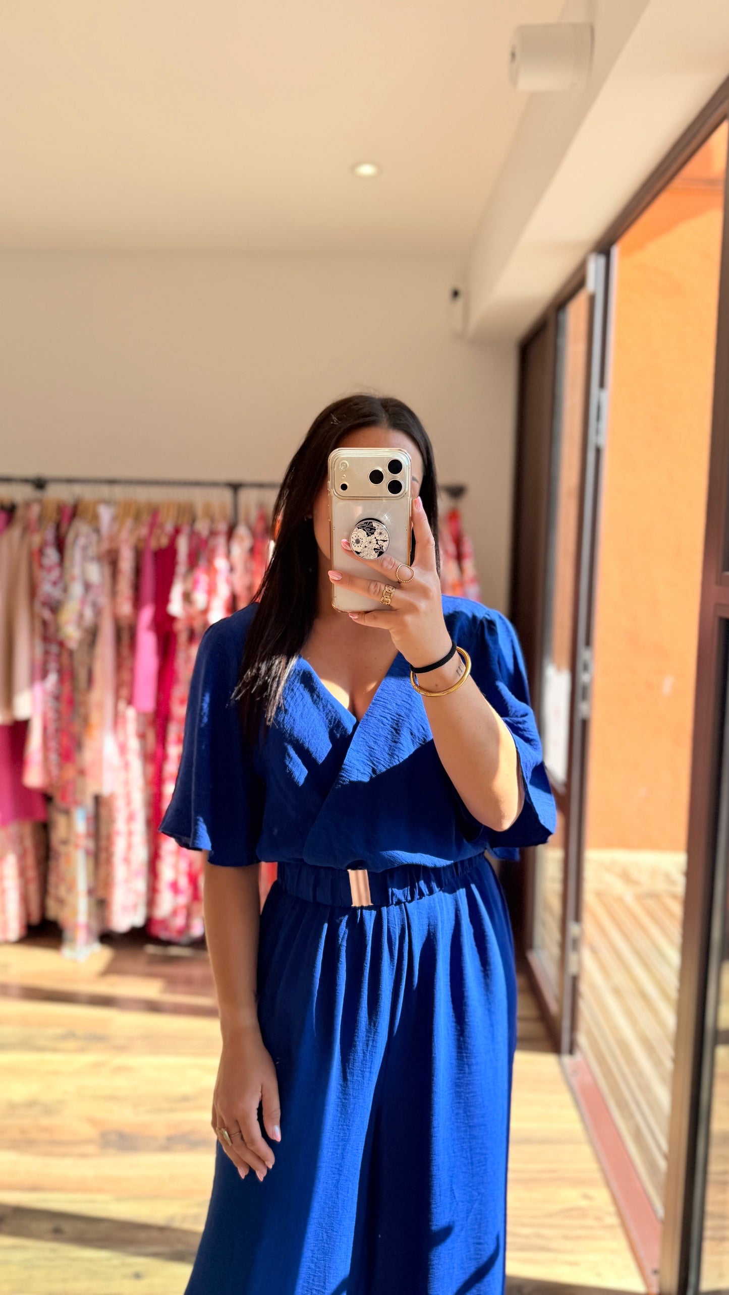 Combinaison Slomé bleu roi CURVY