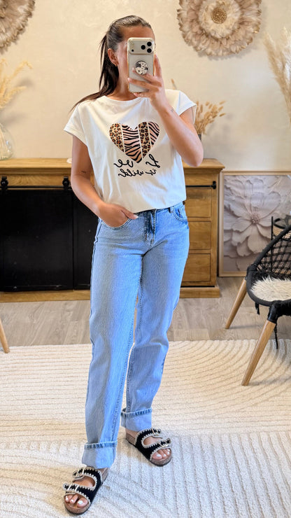 Camiseta Corazón Léo CURVY