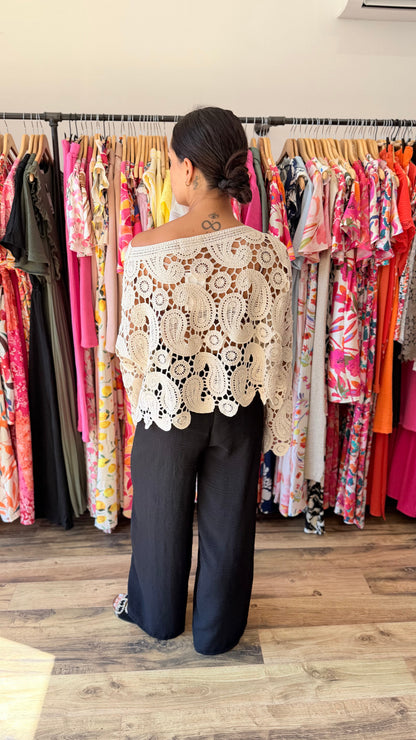 Pantalón Valentino negro CURVY