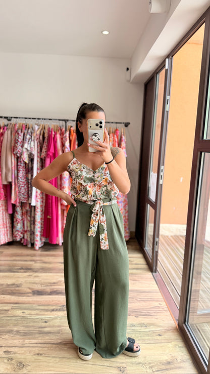 Pantalón Candice kaki CURVY