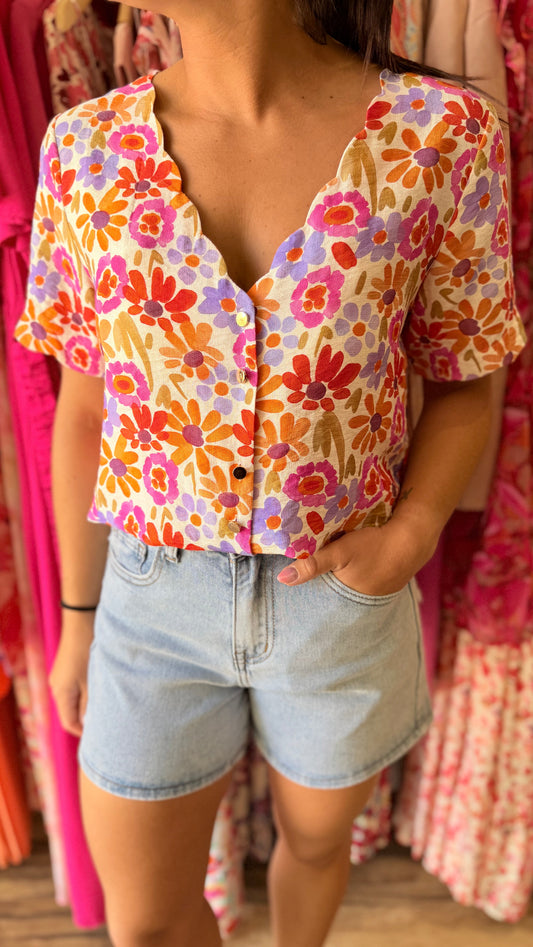 Camisa Romy CURVY (PEDIDO ANTICIPADO ENVÍO EL 15/07)