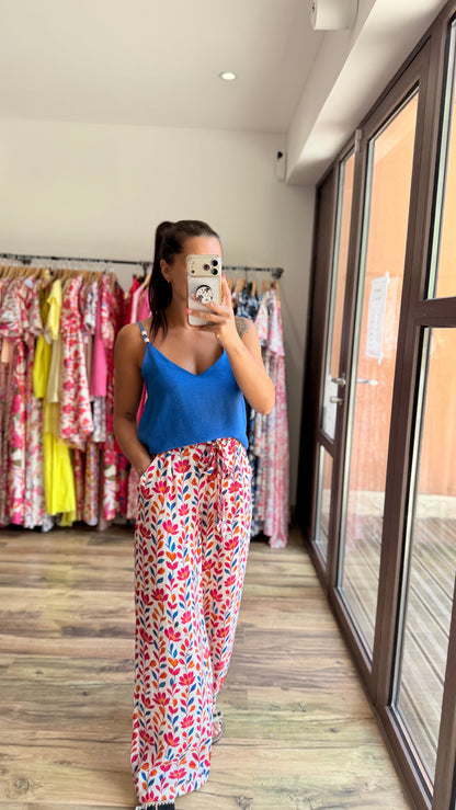 Top perlas azul