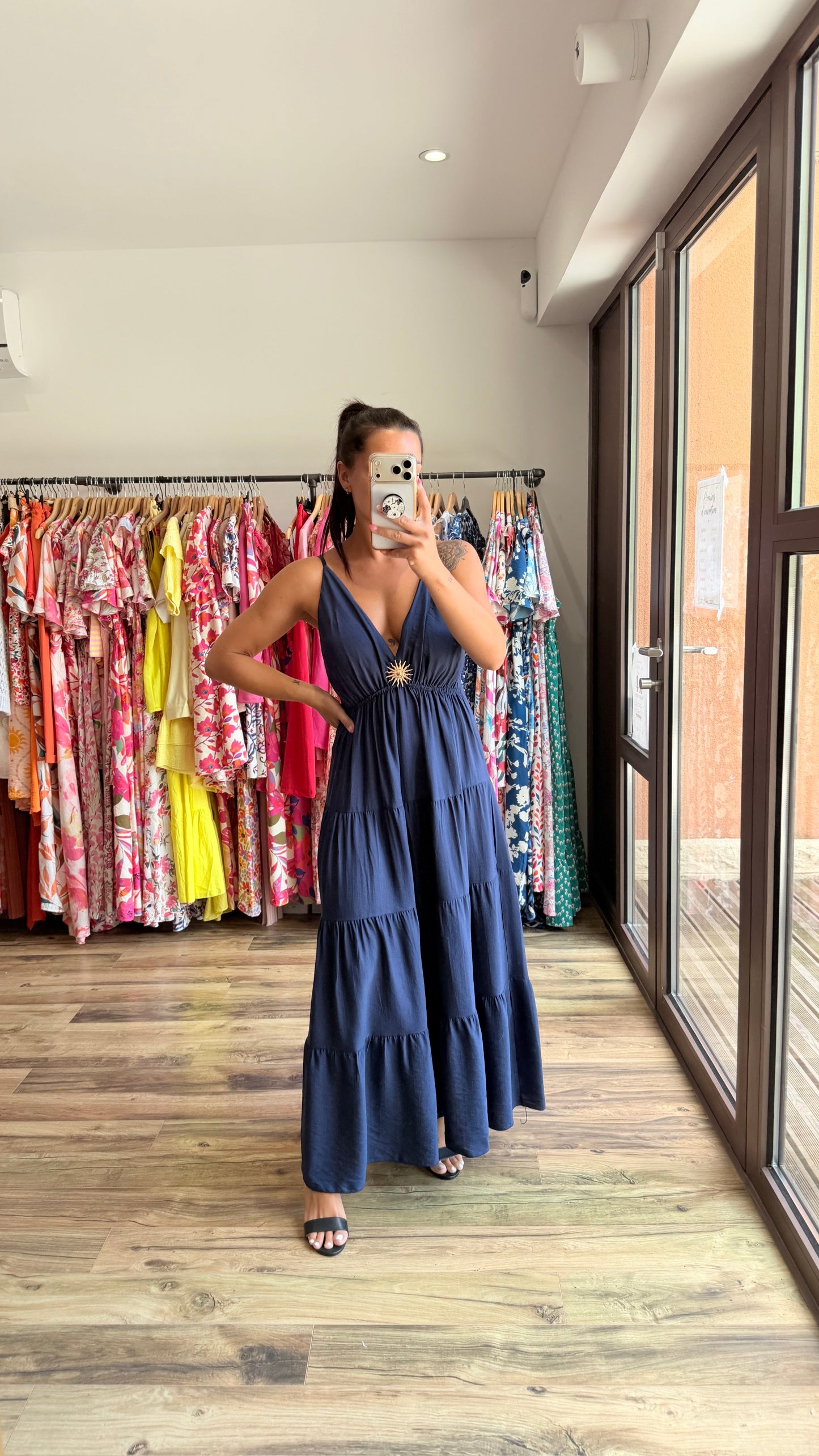 Vestido largo Soleil Marine CURVY